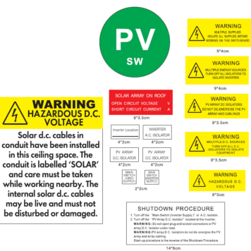 PV Labels